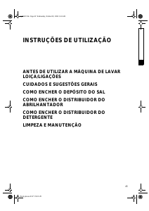 Manual Whirlpool ADG 3500 Máquina de lavar louça