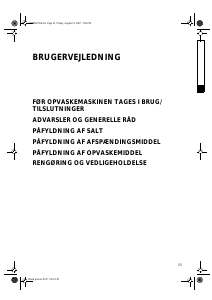 Brugsanvisning Whirlpool ADG 3800 Opvaskemaskine