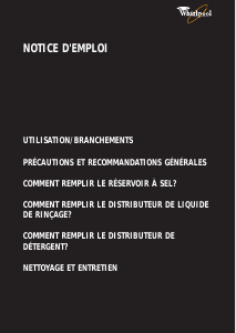 Mode d’emploi Whirlpool ADG 4956 M Lave-vaisselle