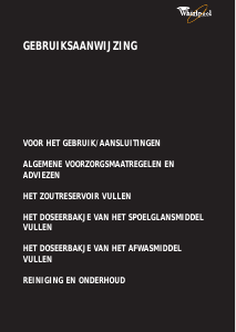 Handleiding Whirlpool ADG 952 BLM Vaatwasser