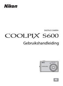 Handleiding Nikon Coolpix S600 Digitale camera
