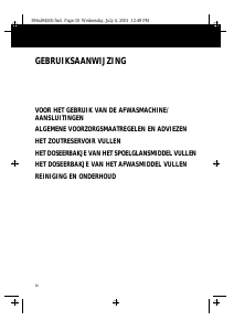 Handleiding Whirlpool ADG Maxi Vaatwasser