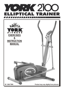 Handleiding York Fitness 2100 Elliptical Crosstrainer