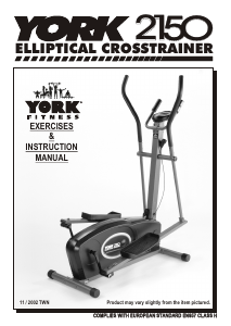 Handleiding York Fitness 2150 Elliptical Crosstrainer