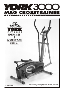 Manual York Fitness 3000 Elliptical Cross Trainer
