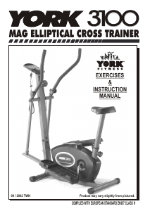 Handleiding York Fitness 3100 Elliptical Crosstrainer