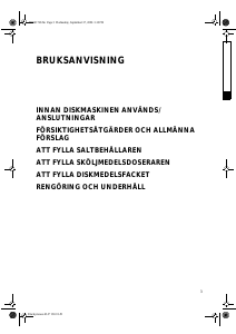 Bruksanvisning Whirlpool ADP 4109/1 WH Diskmaskin
