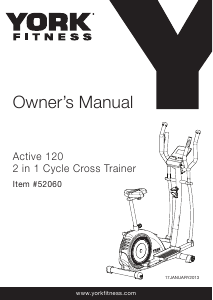 Handleiding York Fitness Active 120 Crosstrainer