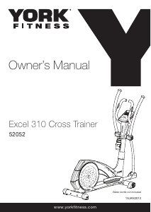 Handleiding York Fitness Excel 310 Crosstrainer