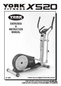 Handleiding York Fitness X520 Crosstrainer