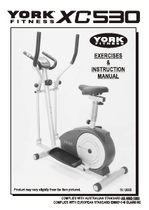 Handleiding York Fitness XC530 Crosstrainer