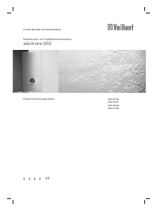Bedienungsanleitung Vaillant VED 27 E/6 electronicVED Warmwasserspeicher