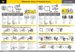 Manuale Topeak HighLite Combo Aura Luce della bicicletta