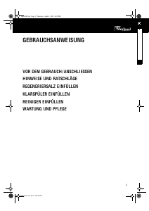 Bedienungsanleitung Whirlpool ADP 542 WH Geschirrspüler