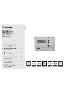 Mode d’emploi Theben RAMSES 811 top Thermostat