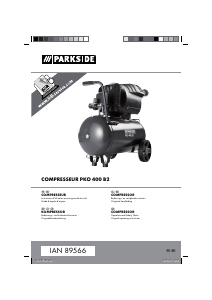 Mode d’emploi Parkside PKO 400 B2 Compresseur