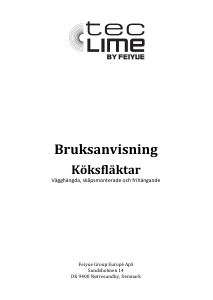 Bruksanvisning TecLime 126 Inox Köksfläkt