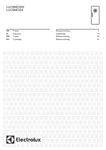 Bruksanvisning Electrolux LUC6NE25X Frys
