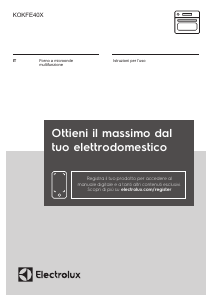 Manuale Electrolux KOKFE40X Forno