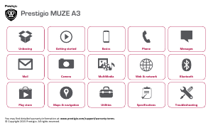 Manual Prestigio Muze A3 Mobile Phone