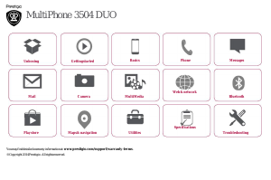 Bruksanvisning Prestigio Muze C3 Mobiltelefon