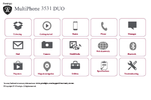 Manual Prestigio Muze E3 Mobile Phone