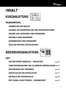 Bedienungsanleitung Whirlpool AWZ 241 Trockner