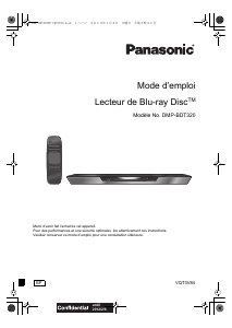 Mode d’emploi Panasonic DMP-BDT320 Lecteur de blu-ray