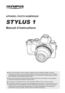 Mode d’emploi Olympus Stylus 1 Appareil photo numérique