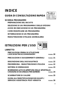 Manuale Whirlpool AWZ 7460 Asciugatrice