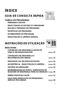 Manual Whirlpool AWZ 8680 Máquina de secar roupa