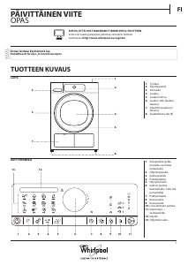Käyttöohje Whirlpool DSCX 70110 Kuivausrumpu