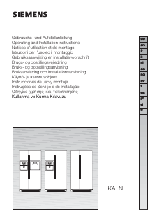 Manual Siemens KA58NA45 Frigorífico combinado
