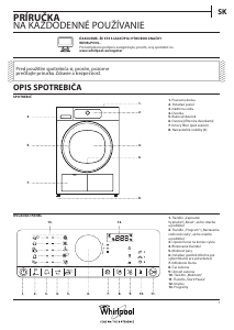 Návod Whirlpool HSCX 70311 Sušička