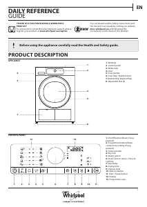 Manual Whirlpool HSCX 80314 Dryer