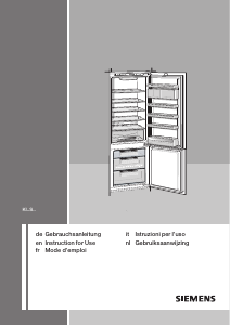 Manuale Siemens KI38SA50 Frigorifero-congelatore