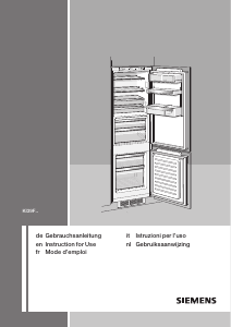 Manual Siemens KI39FP60 Fridge-Freezer