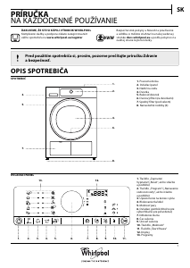 Návod Whirlpool HSCX 90420 Sušička