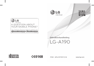 Bruksanvisning LG A190 Mobiltelefon