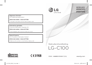 Bruksanvisning LG C100 Mobiltelefon