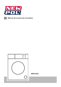 Manual de uso New Pol NW512EU Lavadora