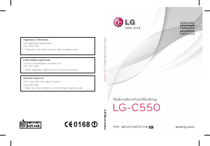 Manual LG C550 Mobile Phone