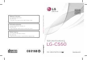 Bruksanvisning LG C550 Mobiltelefon