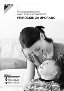 Priročnik Daikin FTXB35C2V1B Klimatska naprava