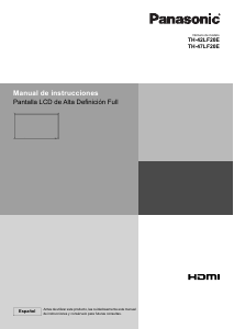 Manual de uso Panasonic TH-42LF20E Televisor de LCD