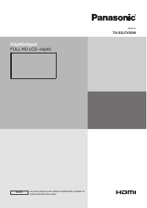 Käyttöohje Panasonic TH-55LFV50W Nestekidetelevisio