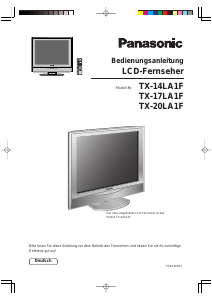 Bedienungsanleitung Panasonic TX-14LA1 LCD fernseher