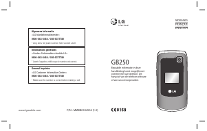 Manual LG GB250 Mobile Phone