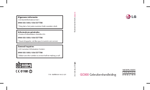 Bruksanvisning LG GC900 Mobiltelefon