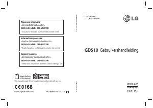 Manual LG GD510 Mobile Phone